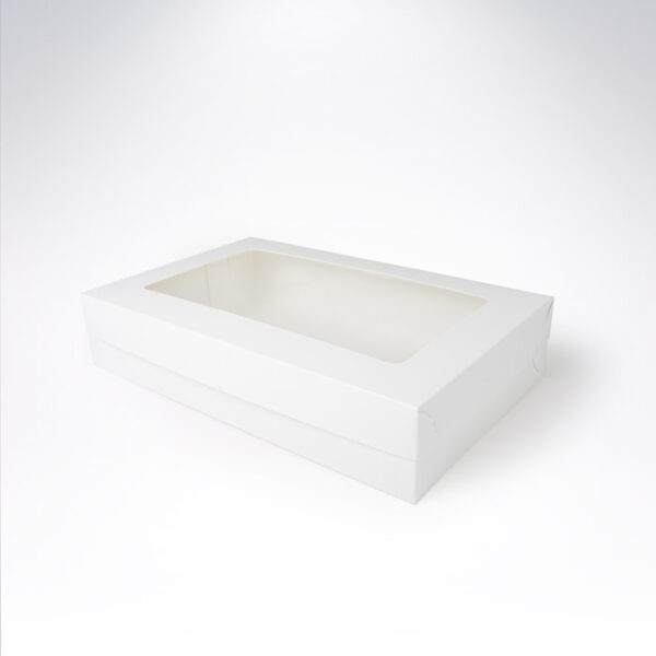 Krabička s okienkom 370x230x75 biela